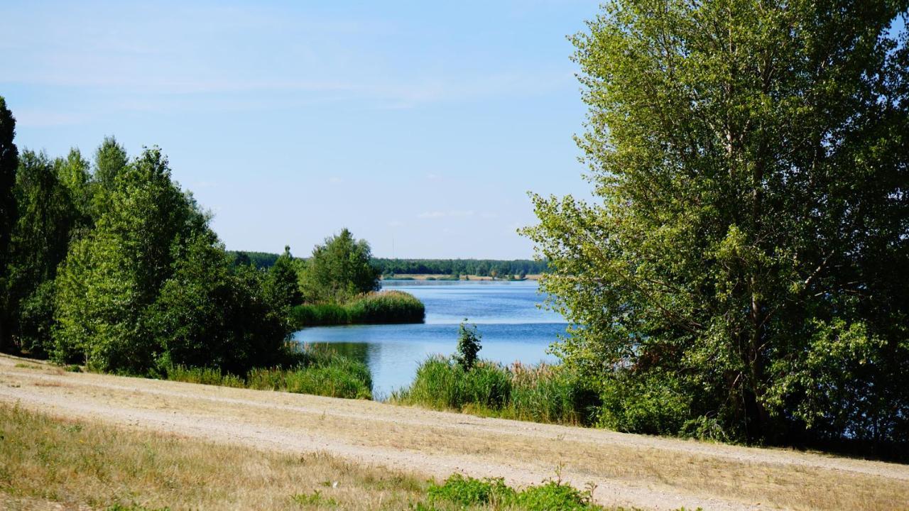 מרקליברג Ferienwohnung Am Cospudener See מראה חיצוני תמונה
